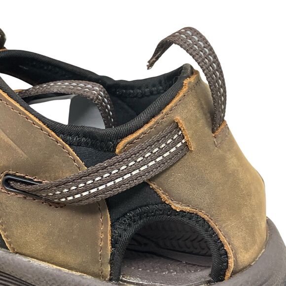Keen Targhee III‎ Mens 9 Bison Brown Leather Waterproof Hiking Sandals 1022427 main image 4